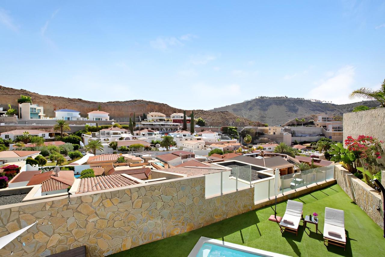 Dream Villa With Heated Pool, Rooftop & Ocean Views Mogán 외부 사진