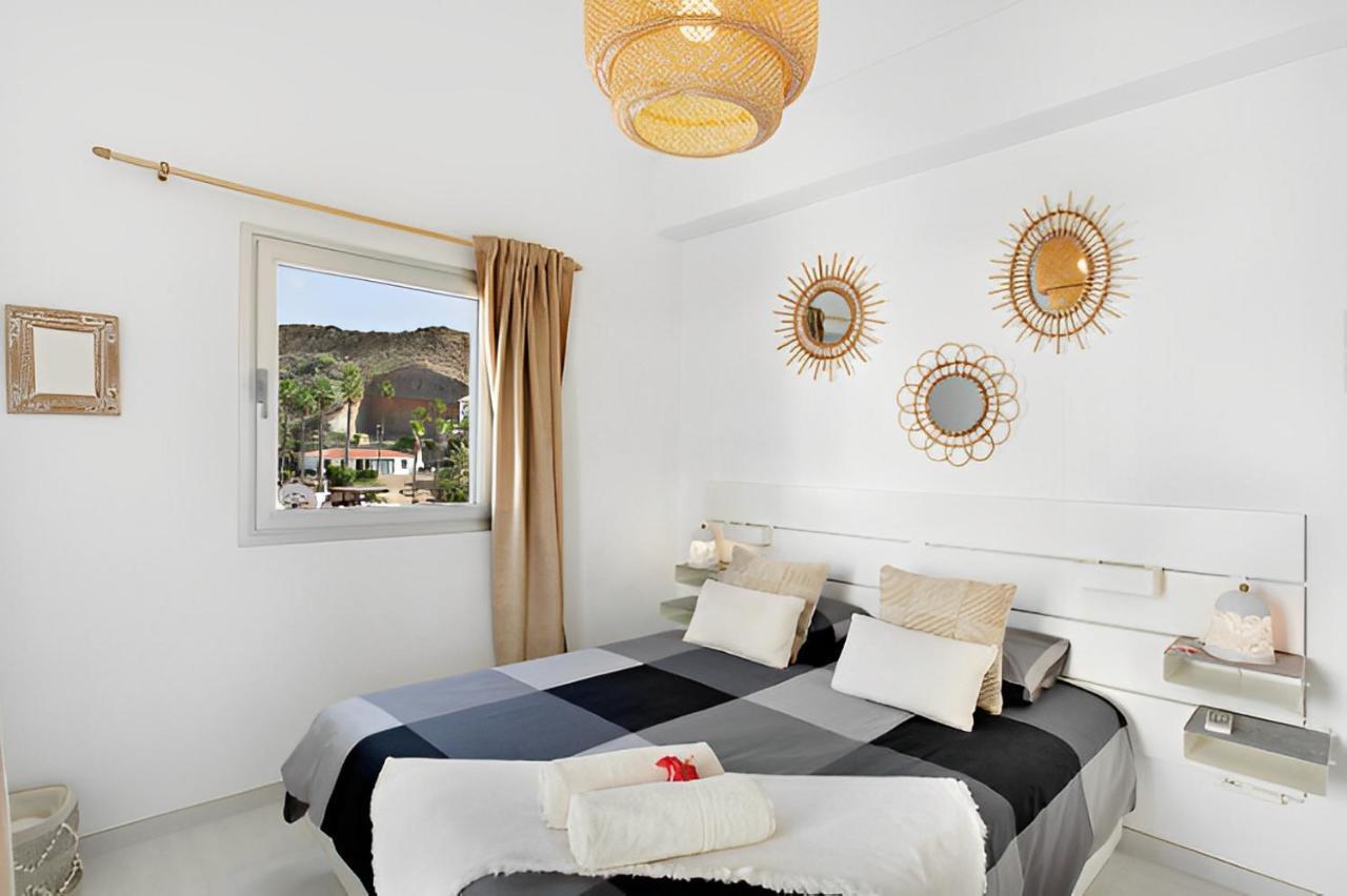 Dream Villa With Heated Pool, Rooftop & Ocean Views Mogán 외부 사진