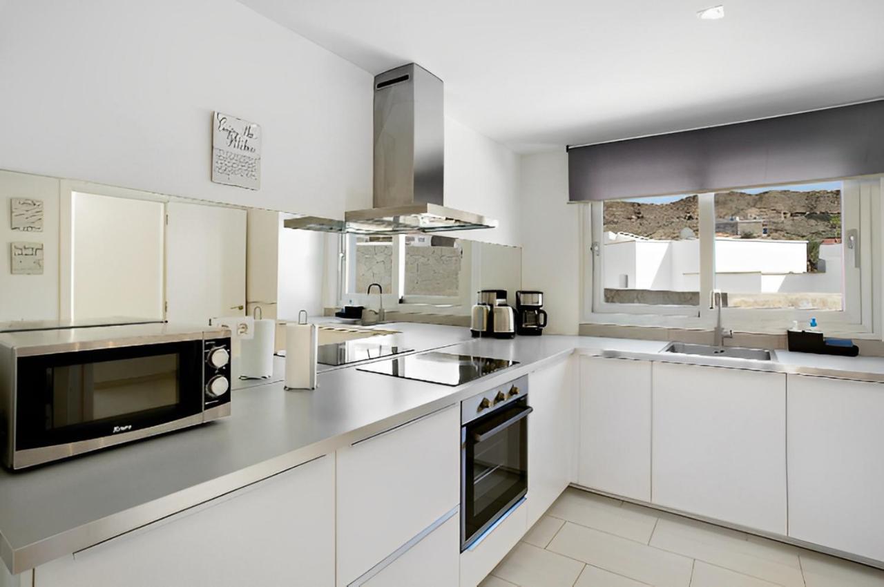 Dream Villa With Heated Pool, Rooftop & Ocean Views Mogán 외부 사진